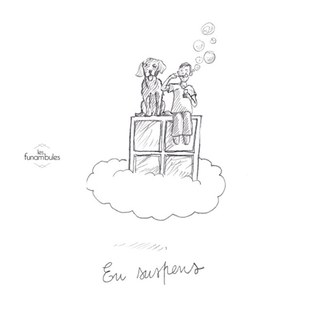 Pochette de l'album des Funambules, En Suspens